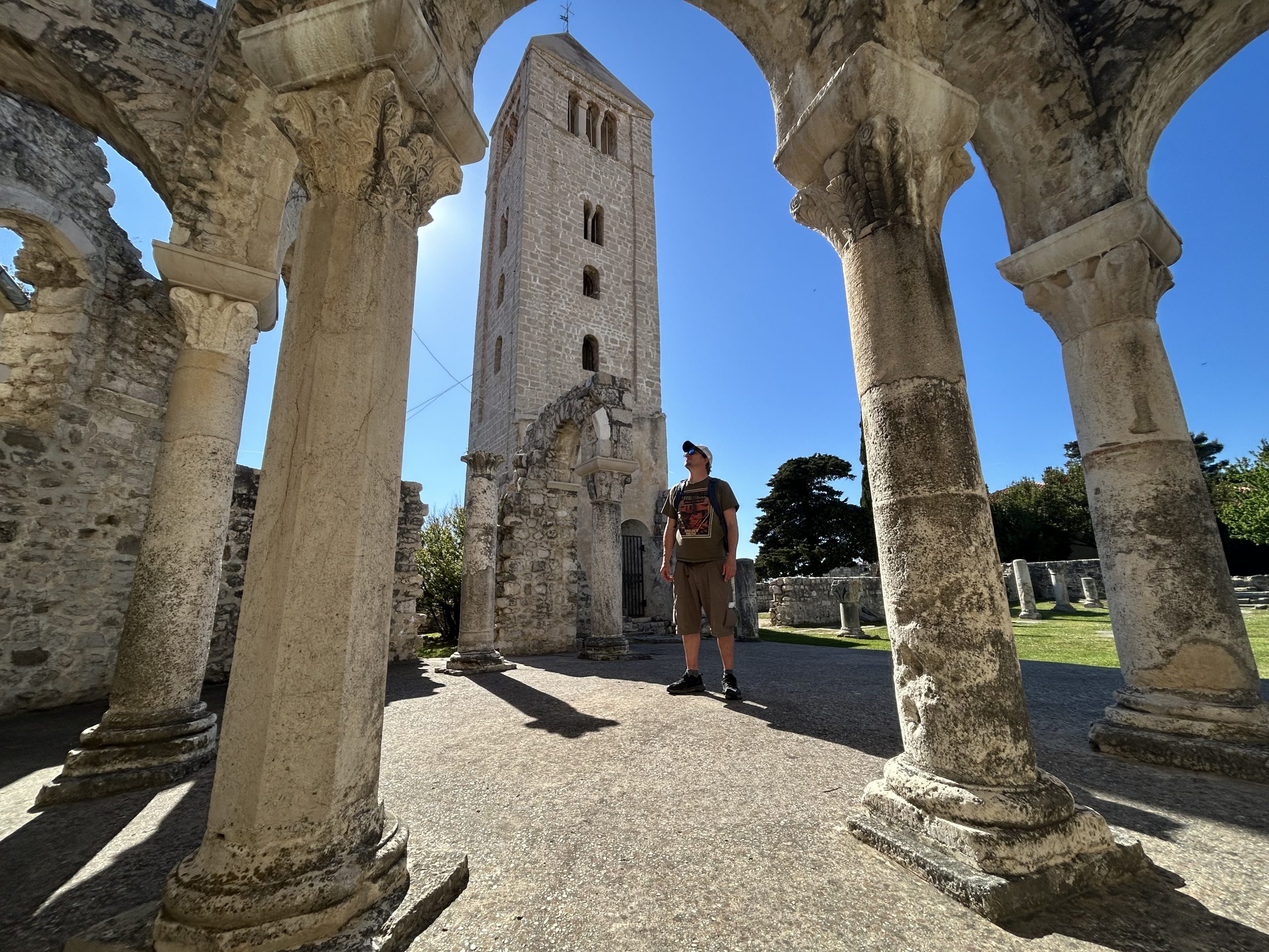The clocktower on Rab Island